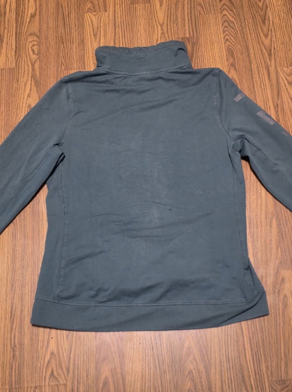 Fox Racing Womens Green Funnel Neck Cowl Pullover Sweatshirt Logo Athleisure XL - Picture 6 of 7